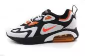 nouveau nike air max 200 premium at2568 604 orange white black